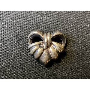 Limited Edition Sterling Silver Slide Heart Pendant